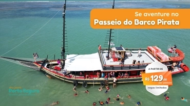 BARCO DO PIRATA - Passeio Navega&ccedil;&atilde;o - SEM TRANSPORTE - SINAL DE RESERVA